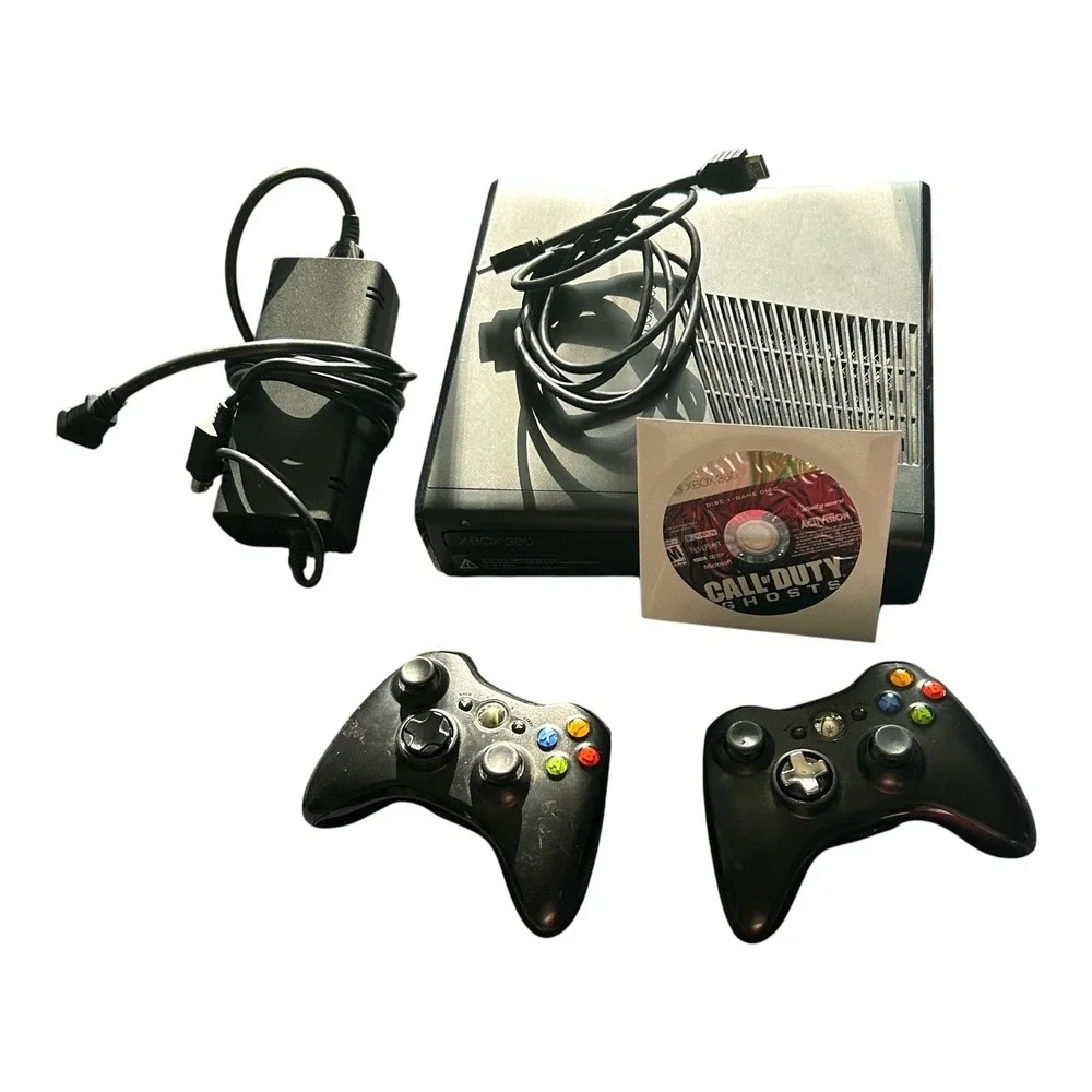 Xbox 360 Slim 250GB Bundle OEM Controller HDMI COD Ghosts Tested